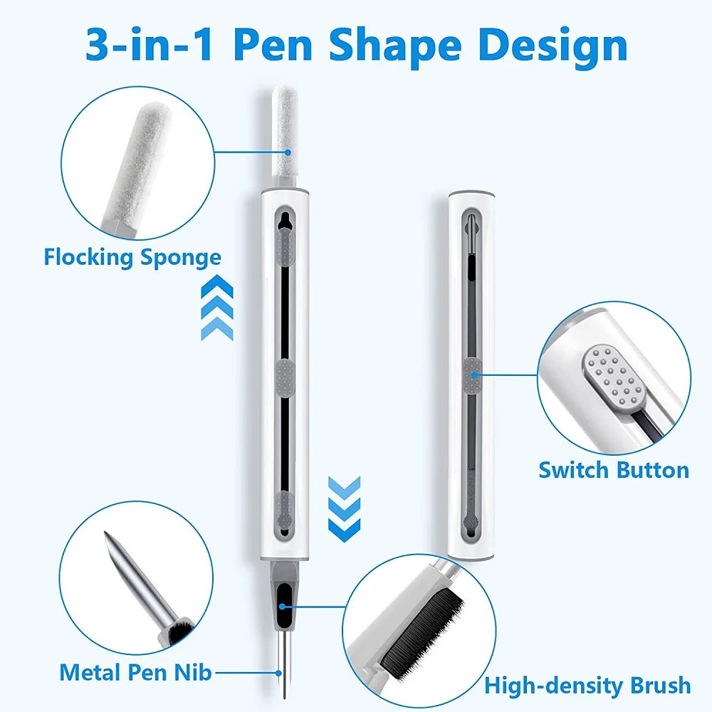 Cleaner Kit Bluetooth Earphones Cleaning Tool for Airpods Pro 3 2 Durable Earbuds Case Clean Brush Pen for Xiaomi Airdots 3 Pro
