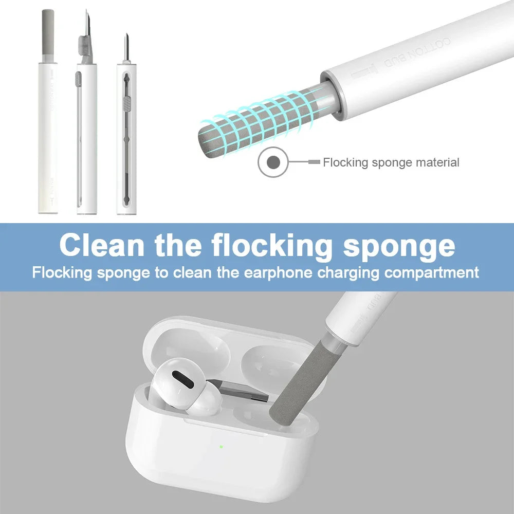Cleaner Kit Bluetooth Earphones Cleaning Tool for Airpods Pro 3 2 Durable Earbuds Case Clean Brush Pen for Xiaomi Airdots 3 Pro