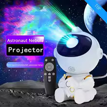 Projecteur LED Astronaut Star Galaxy, lampe de nuit, lampe d'ambiance ciel étoilé pour la décoration de la chambre et de la maison, cadeau créatif pour enfants