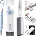 Kit de nettoyage 7-en-1 pour clavier d'ordinateur, brosse et stylo de nettoyage pour écouteurs, outils de nettoyage de clavier, kit extracteur de touches
