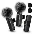 Microphone cravate sans fil, connecteur Lightning, mini microphone à clip, adapté pour le streaming en direct, les vlogs, les interviews.