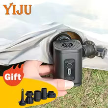 Mini pompe à air portable avec batterie 1200mAh, rechargeable par USB, pour gonfler et dégonfler les flotteurs de piscine, les matelas pneumatiques, les sacs de rangement sous vide